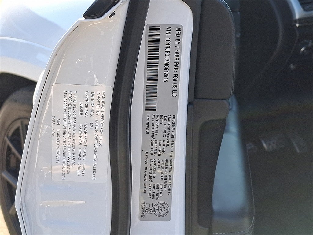 2021 Jeep Grand Cherokee SRT