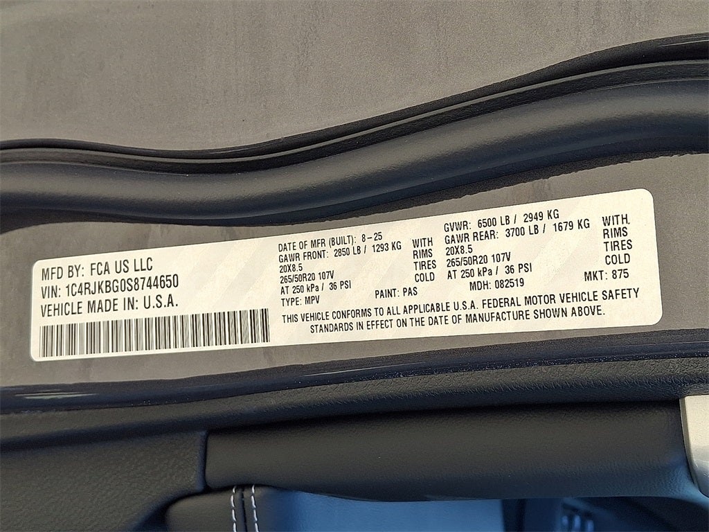 2025 Jeep Grand Cherokee L Limited