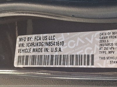 2022 Jeep Grand Cherokee L Overland