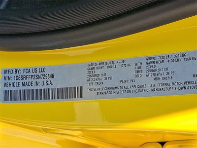 2025 RAM 1500 Big Horn/Lone Star