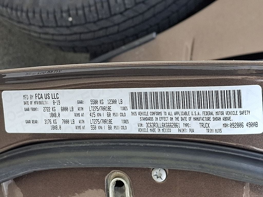 2019 RAM 3500 Big Horn