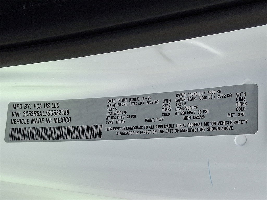 2025 RAM 2500 Tradesman