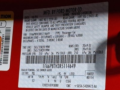 2024 Ford Mustang EcoBoost Premium