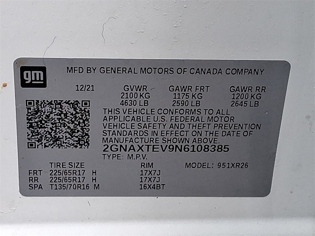 2022 Chevrolet Equinox LT