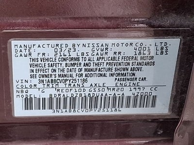 2023 Nissan Sentra SV