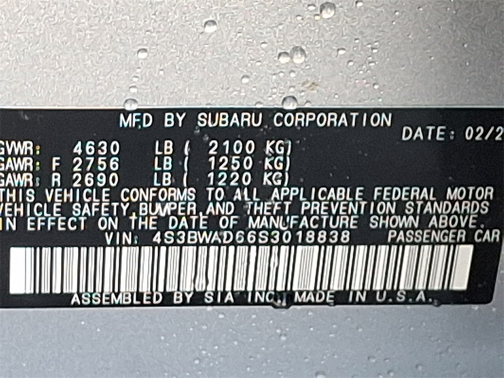 2025 Subaru Legacy Premium