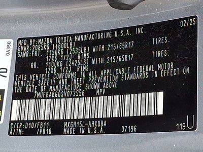 2025 Toyota Corolla Cross Hybrid S