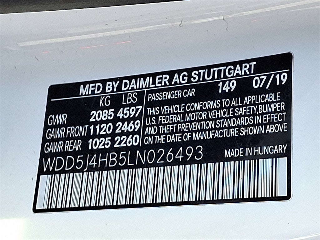 2020 Mercedes-Benz CLA CLA 250 4MATIC®