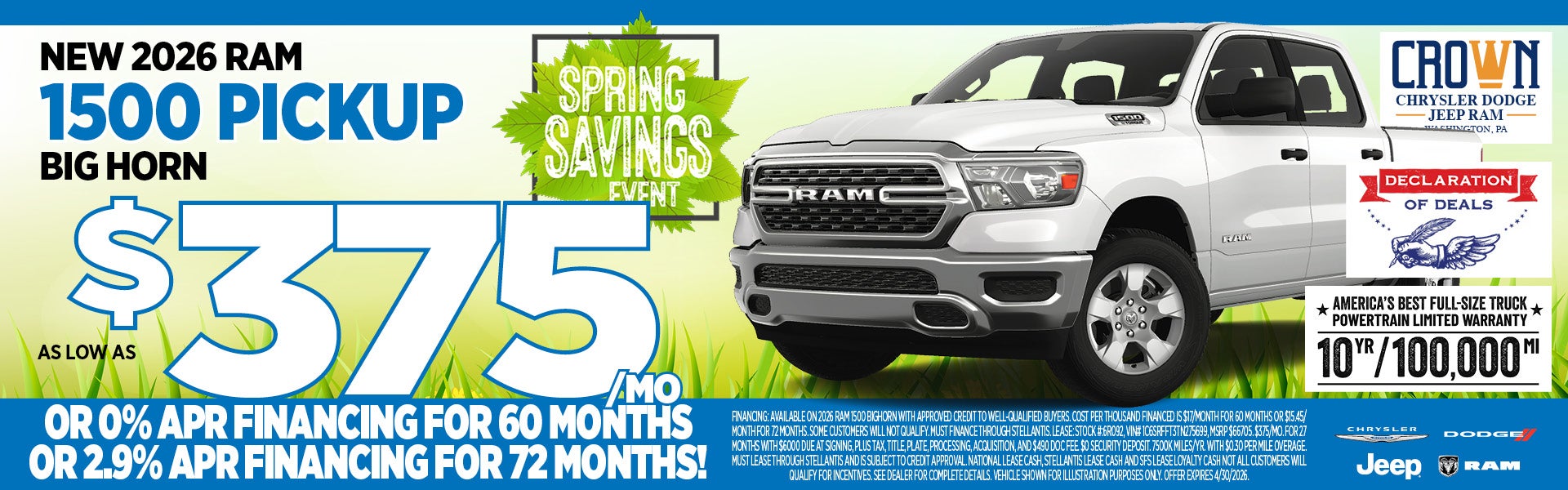 Spring Special!