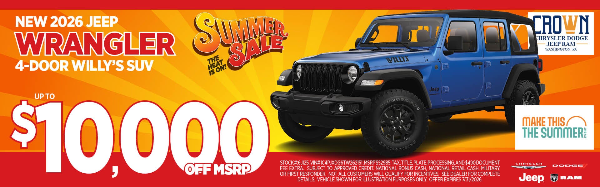 Summer Sale!