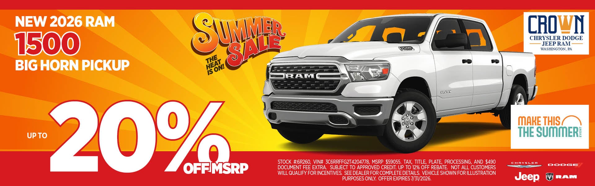 Summer Sale!