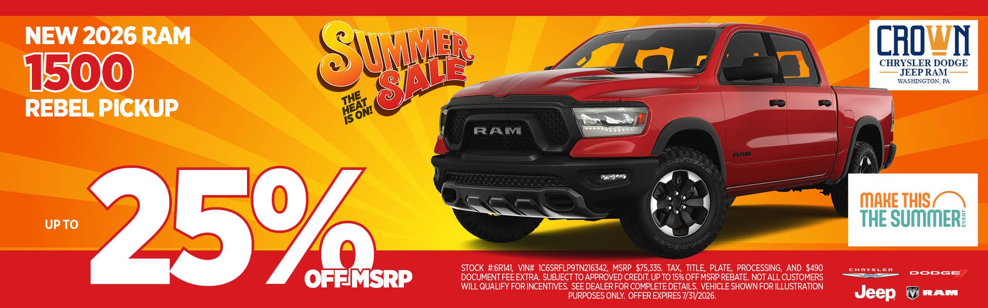 Summer Sale!