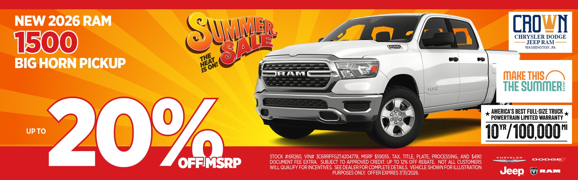 Summer Sale!