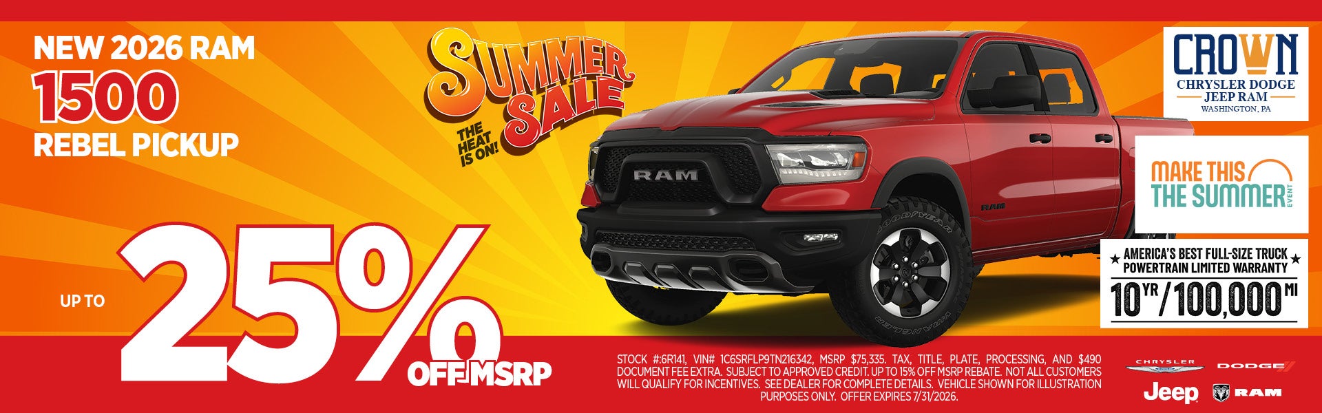 Summer Sale!